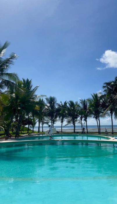 Beach front villa