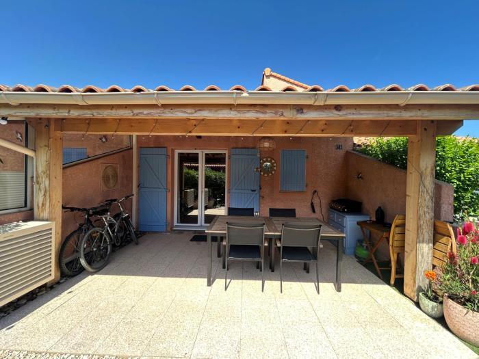 Villa T2 à 100m de la plage, piscine, tennis