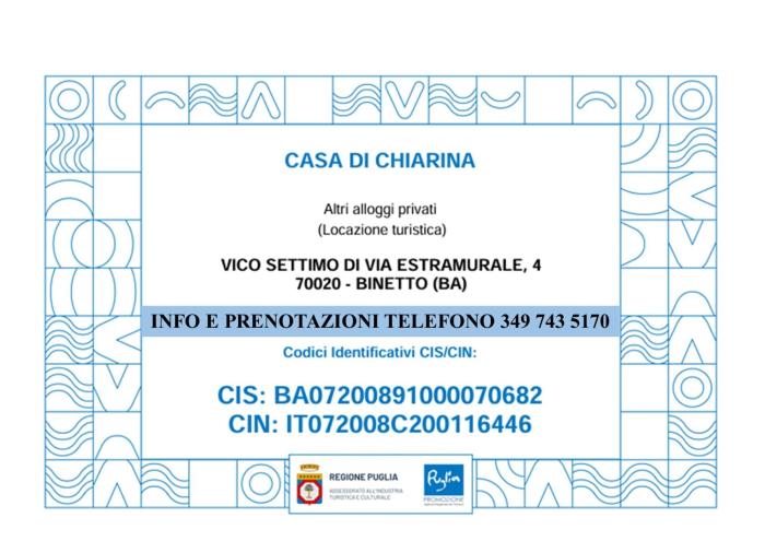 Casa di Chiarina piano terra