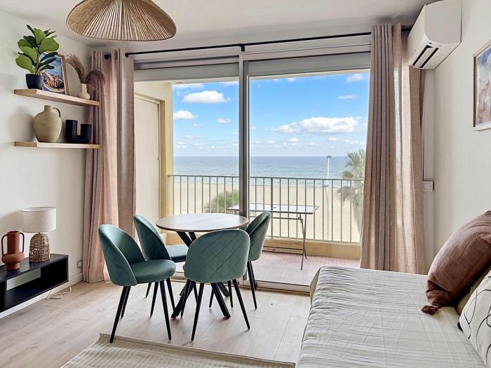 Vue mer exceptionnelle - Terrasse vue plage - Climatisation