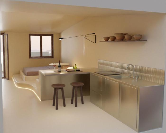 Qamar studio sea view