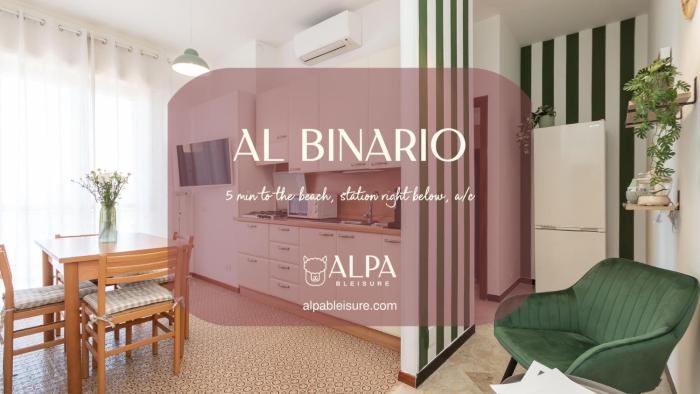 "Al Binario" 5m dal mare con vista e stazione a 1 minuto