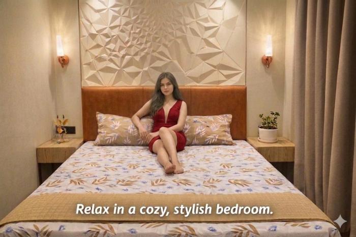 Luxury Studio above Mall on the 12th Floor