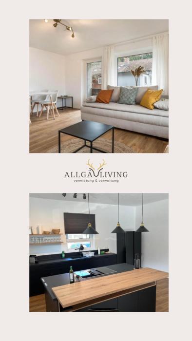 Allgäu Ferienhaus 5 Apartments mit Sauna,Balkon, Garten und Privatparkplatz