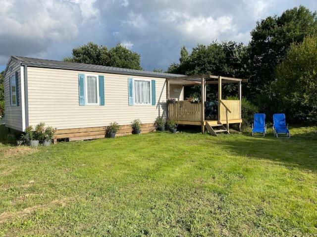 Mobil home sur grand terrain clos