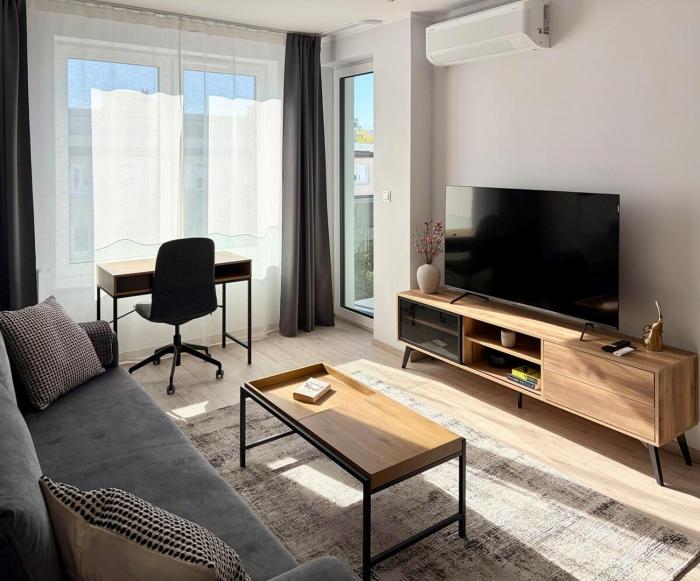 Premium Apartament - 750 m do plaży AC parking