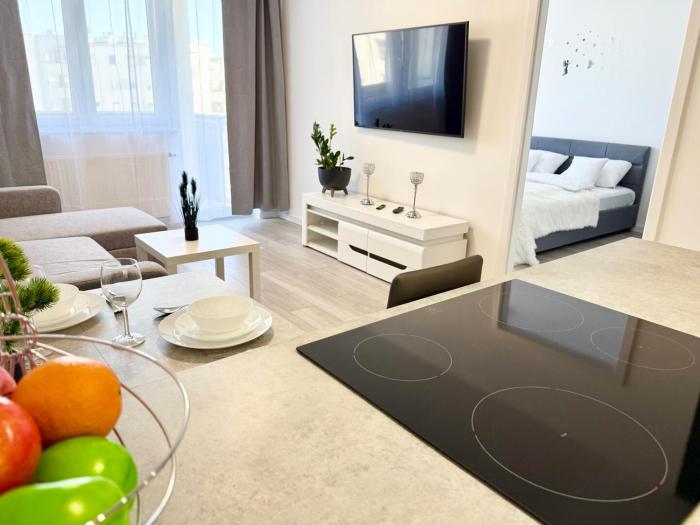 Gicek Apartament 29 z balkonem bezpłatny PARKING Faktura VAT 4 osobowy ARENA K-S SSE