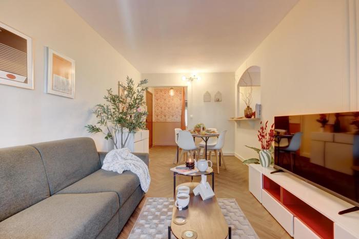 Cosy appartement CALME rénové proche aéroport gare et mer