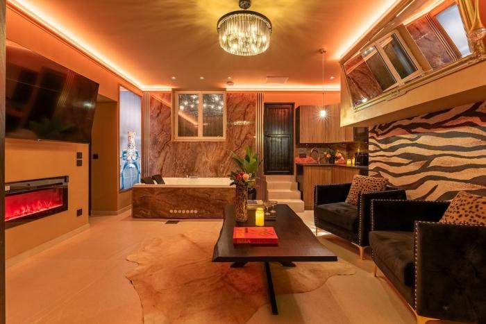 Private spa cinema free parking