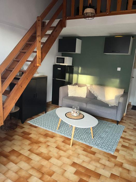 Vacances Cap dAgde 1 chambre, 1 mezzanine, parking et piscine