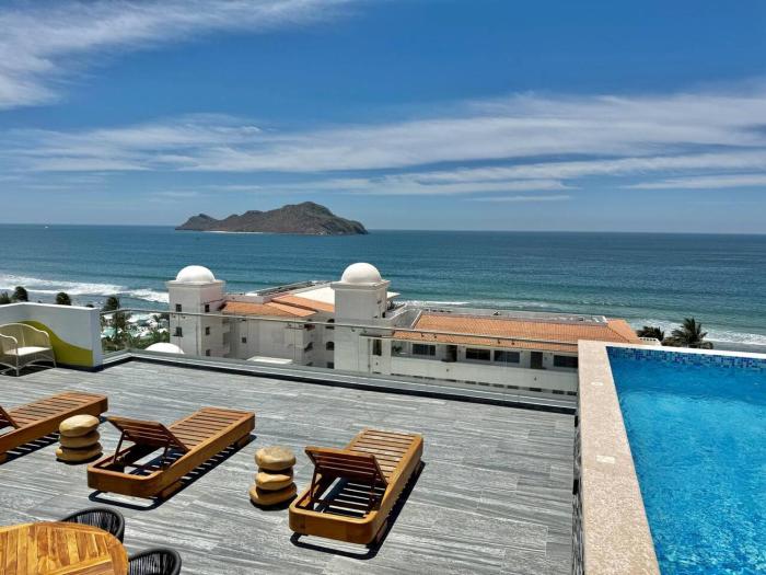 A pasos de la playa, alberca en el roof con asador