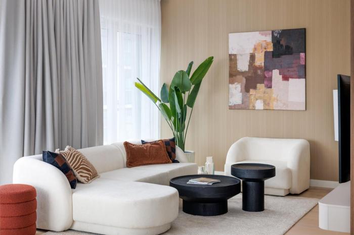 3-Bedroom Mennica Apartment with Tarrace
