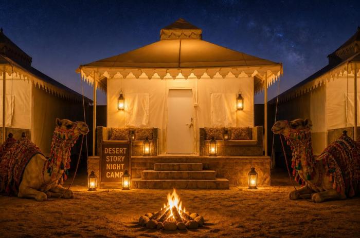 Desert Story Night Camp