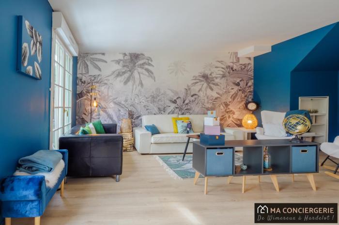Aux Dunes - Maison pour 8 personnes, avec Parking, au sein du GOLF des Dunes