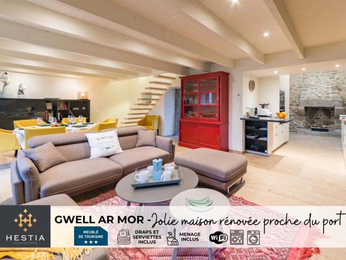 GWEL AR MOR - Jolie maison de charme rénovée proche du port