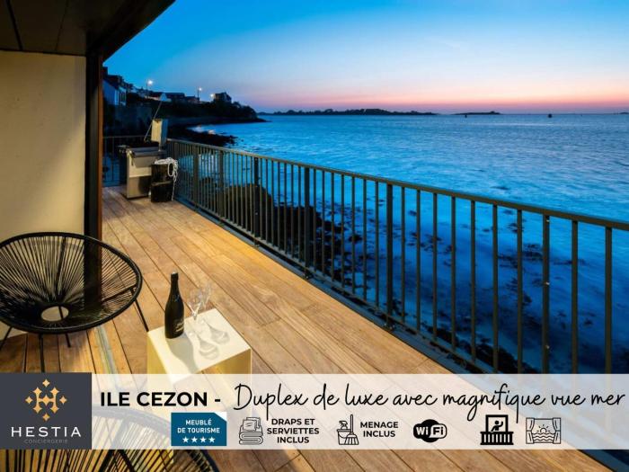 ILE CEZON - Duplex de luxe avec magnifique vue mer