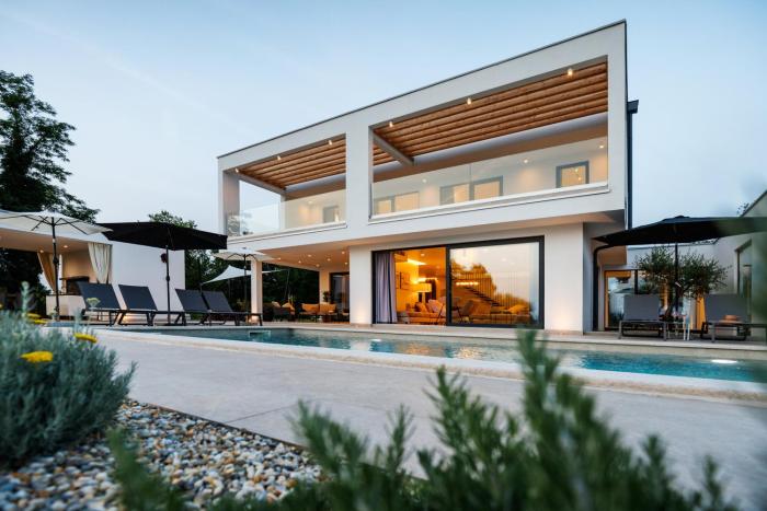 Villa Sonia near Labin - Rabac for 8 persons with 40 m2 heated pool, wellness & kids playground