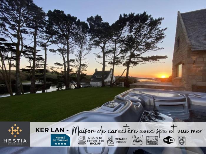KER LAN - Maison de caractere avec SPA et vue mer