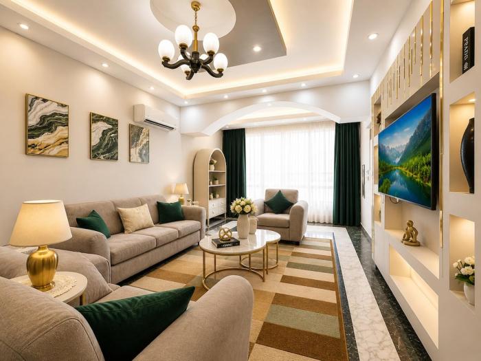 peaceful 2BR apartment Nile view