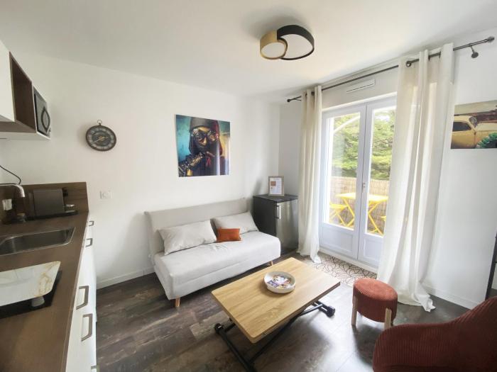 Logement cosy à 200m du front de mer avec balcon