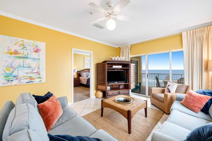 Beachfront condo with Gulf front shared pool private balcony and grilling area