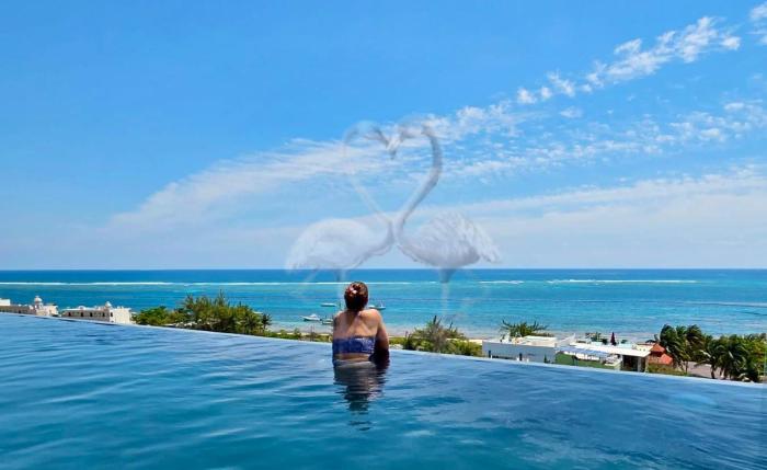 Brand-New Apartment, Walk to the Beach, Oceanview Rooftop Pool, WiFi