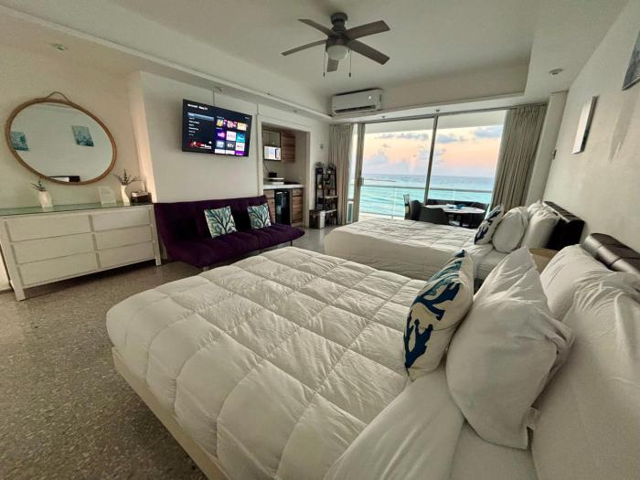 Suite tipo loft con vista increible Zona Hotelera Cancun