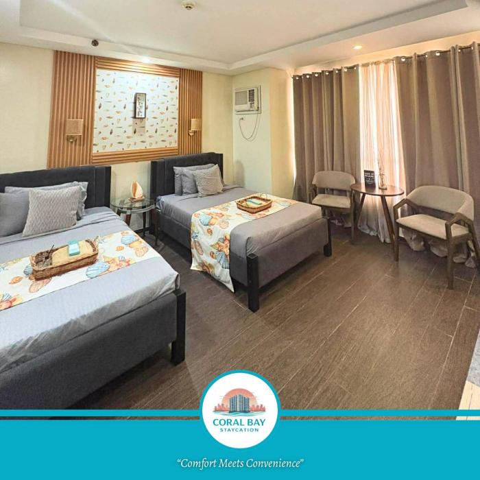 Island Pearl I Room near MOA I 2 Double Beds