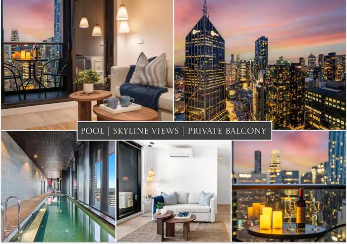 Cozy 1BR Melbourne Escape Balcony Pool GYM