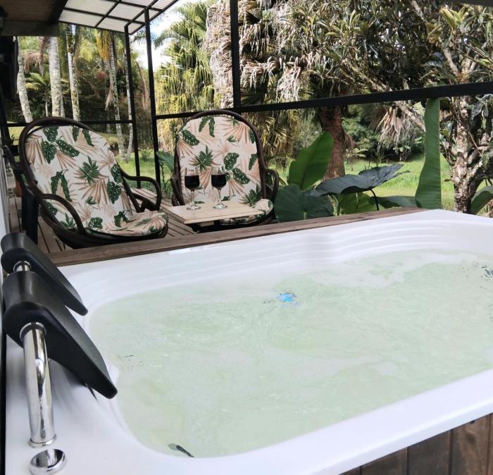 Cabaña con Jacuzzi Privado en El Peñol El palmar lodge