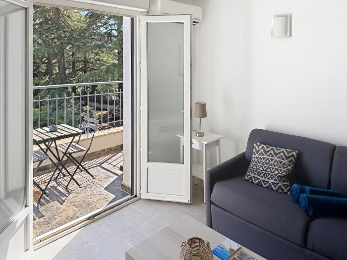 Sous les pins - balcon - Climatisation
