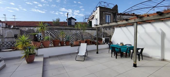 Rooftop in the historic centre of Naples