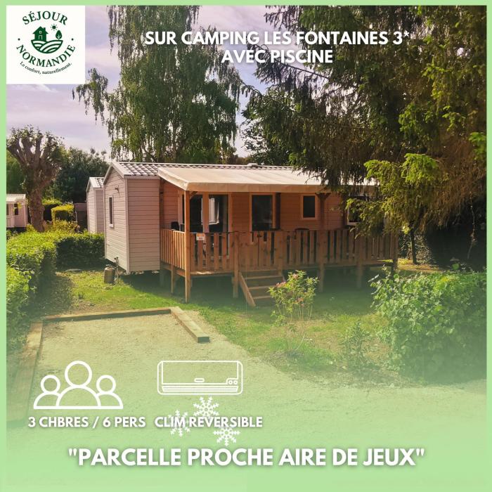 Séjour Normandie - Mobilhome basic 3ch-6p avec climatisation dans lEure - 120