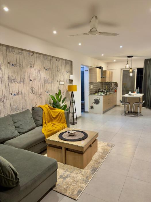 Kharadi 10floor Stylish 2BHK Cozy Brick Walls
