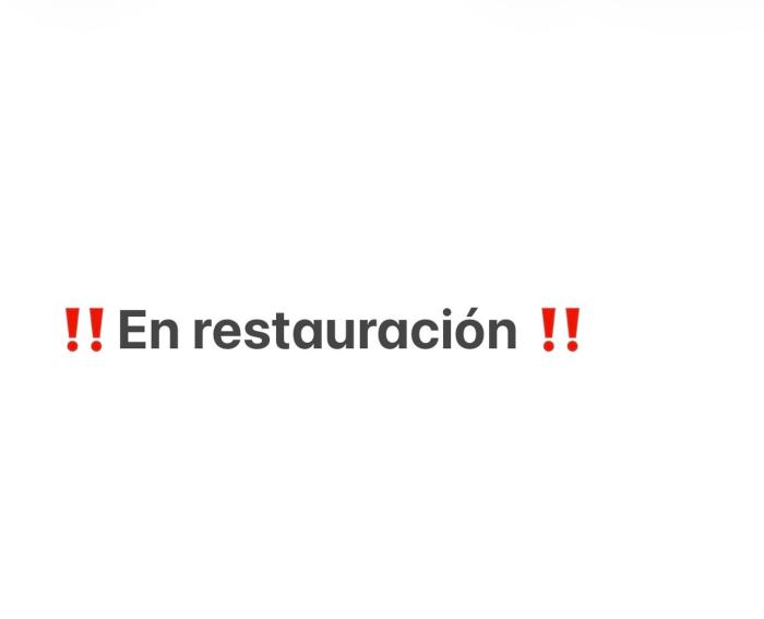 En restauración IX