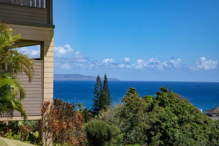 Kapalua Ridge Villas 2 Free Rental Cars KBM Resorts 180 Degree Views 2 Units 4 Bedrooms ML-2159