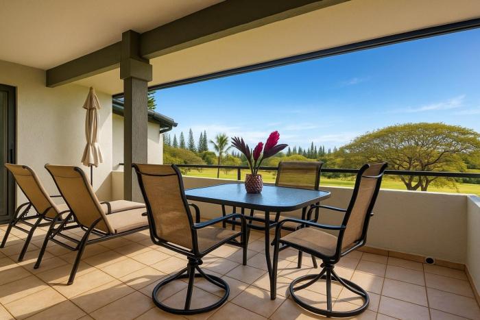 Kapalua Golf Villas Ocean View 1 BR Sleeps 2 Villas Perfect for Golfers Complimentary Car with 6 Nights KGV-16T4 by KBM