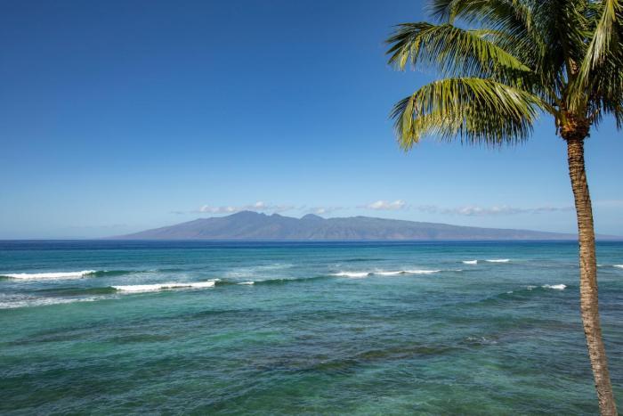 Lokelani Oceanfront 2 BR Sleeps 6 Steps to Lagoon Complimentary Car with 6 Nights LOK-B201 by KBM