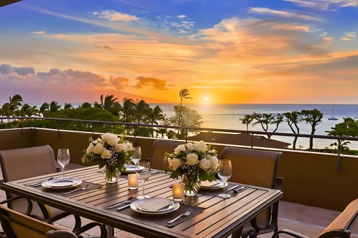 Maui Kaanapali Villas Penthouse 2 BR Villas Great for Families Complimentary Car with 6 Nights MKV-A606 by KBM