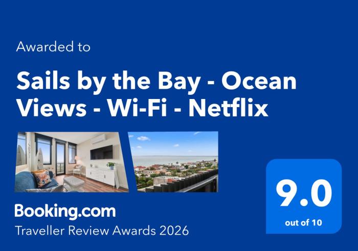 Sails by the Bay - Ocean Views - Wi-Fi - Netflix