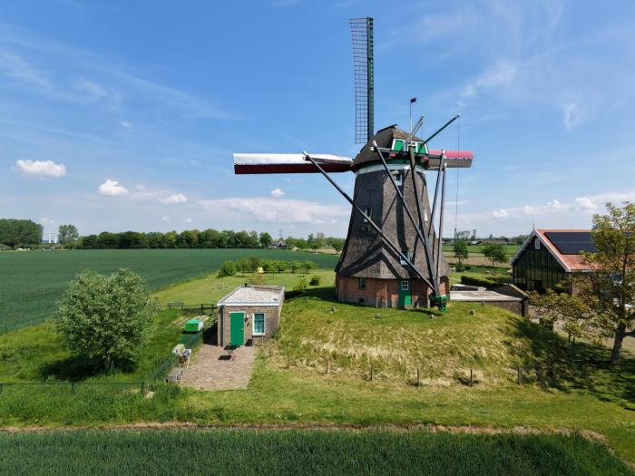 slapen aan de voet van de molen