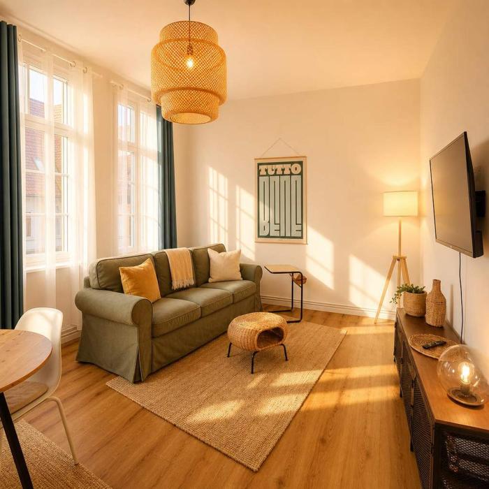 Modernes Apartment in Hafen- und Altstadtnähe