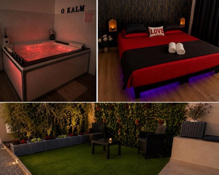Love Room - Balnéo 4 places - King Size - Jardin privatif - Tarif dégressif plus de 1 nuit