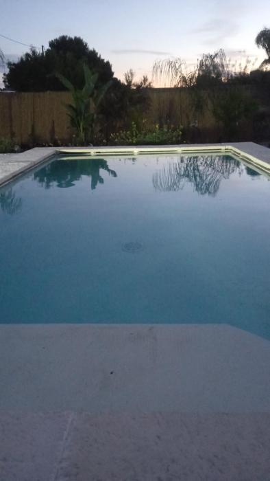 Art pool villa