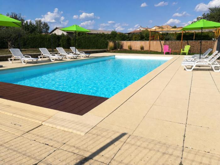 Mas du droulet avec piscine chauffée en Sud Ardèche