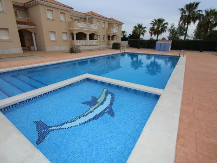 Vacaciones ideales: apto con piscina, cerca del mar, wifi, aire opcional, admite mascotas, playa perros - ES-184-11