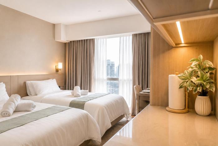 Unit 2402 Twin Bed The Hotel Residences at Novotel Acqua Manila