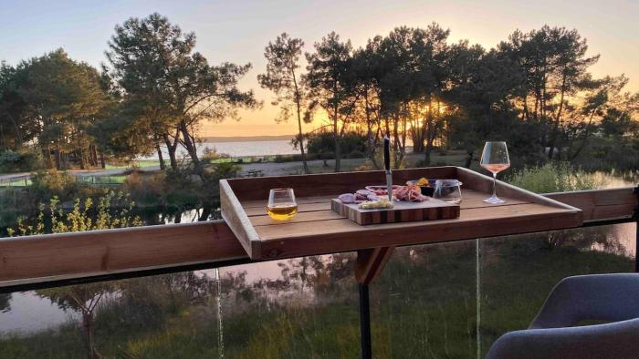 Appartement avec une vue imprenable sur le lac de Hourtin