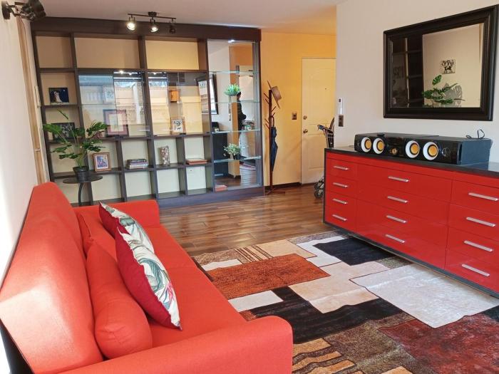 Confortable departamento en Santiago Centro con estacionamiento