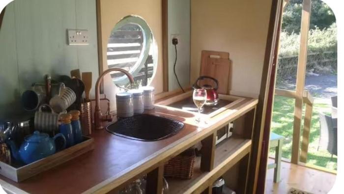 The Gypsy Caravan Sleeps 5 with alfresco dining